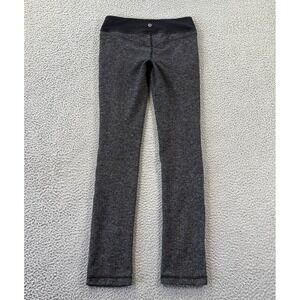 Lululemon Wunder‎ Under Leggings Womens 6 High Rise 30" Inseam Herringbone